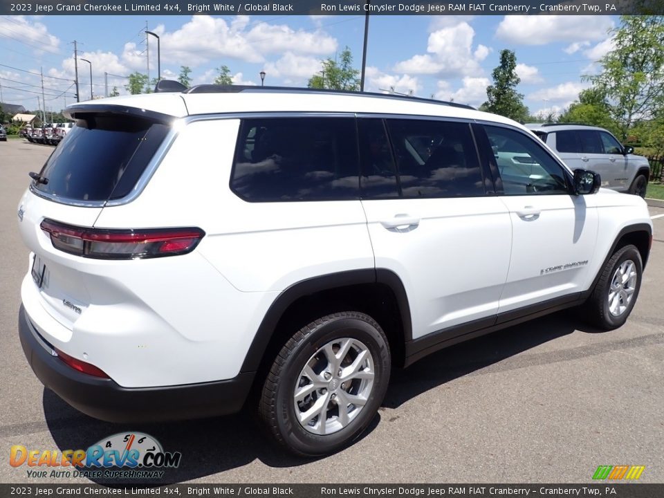 2023 Jeep Grand Cherokee L Limited 4x4 Bright White / Global Black Photo #5