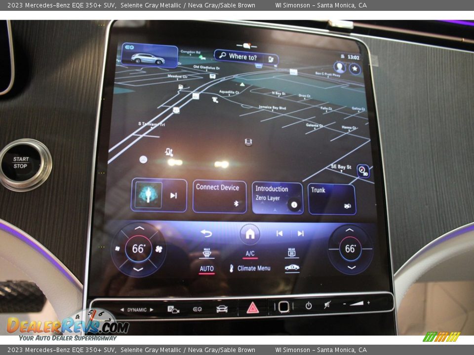 Navigation of 2023 Mercedes-Benz EQE 350+ SUV Photo #19