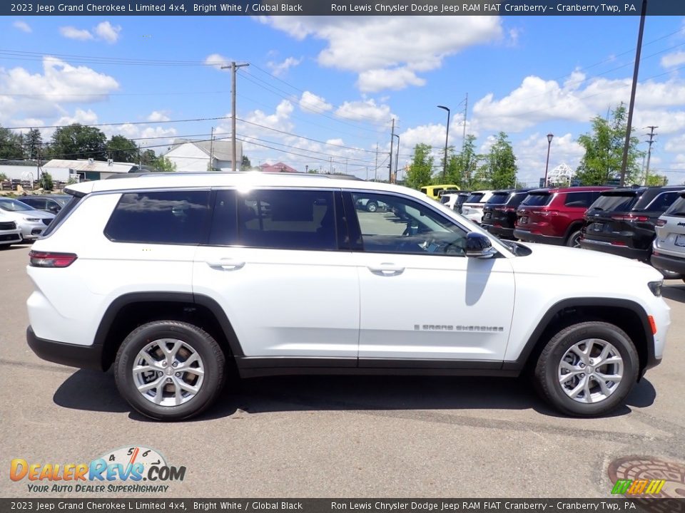 2023 Jeep Grand Cherokee L Limited 4x4 Bright White / Global Black Photo #6