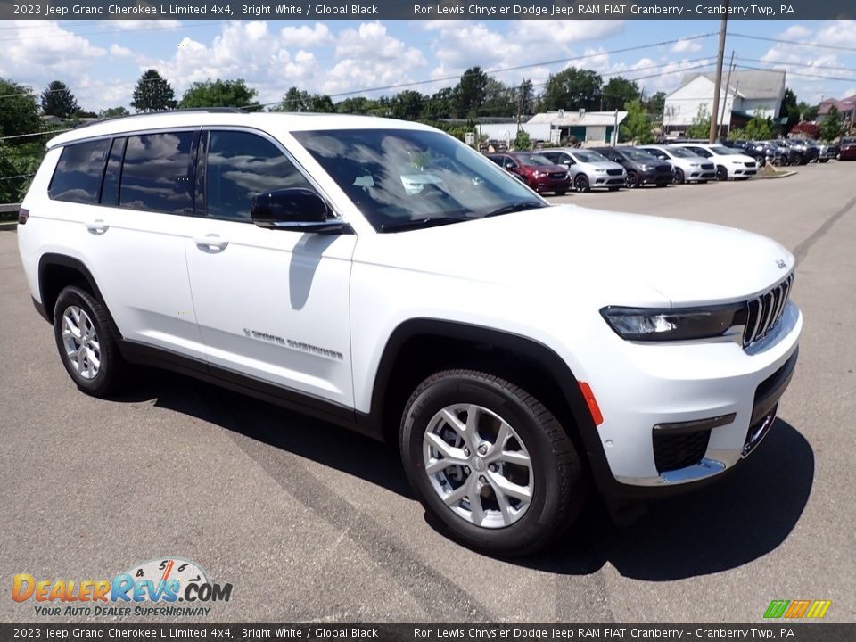 2023 Jeep Grand Cherokee L Limited 4x4 Bright White / Global Black Photo #7