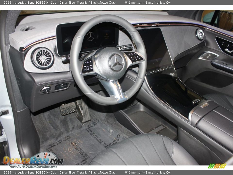 2023 Mercedes-Benz EQE 350+ SUV Cirrus Silver Metallic / Black/Space Gray Photo #14
