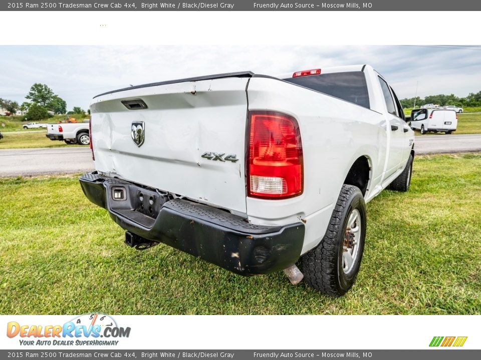 2015 Ram 2500 Tradesman Crew Cab 4x4 Bright White / Black/Diesel Gray Photo #4