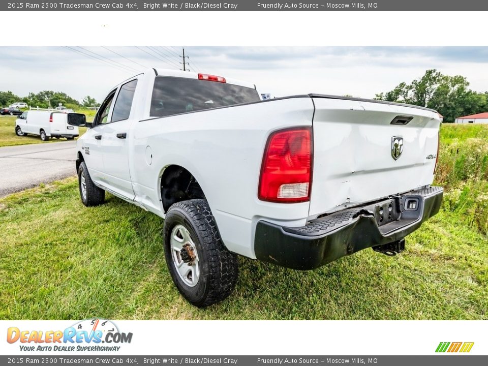 2015 Ram 2500 Tradesman Crew Cab 4x4 Bright White / Black/Diesel Gray Photo #6