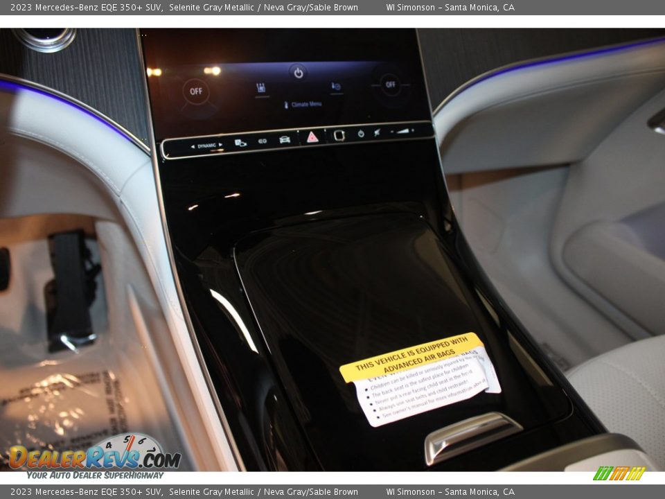 Controls of 2023 Mercedes-Benz EQE 350+ SUV Photo #24