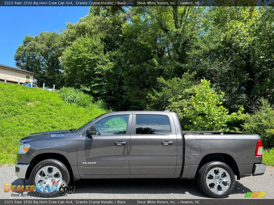 Granite Crystal Metallic 2023 Ram 1500 Big Horn Crew Cab 4x4 Photo #1