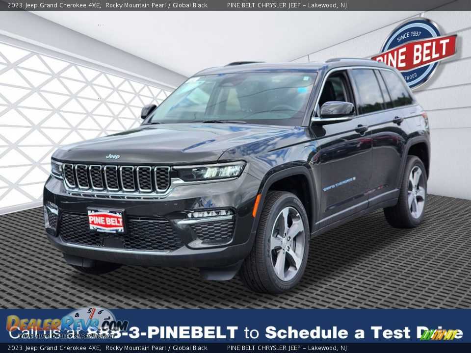 2023 Jeep Grand Cherokee 4XE Rocky Mountain Pearl / Global Black Photo #1