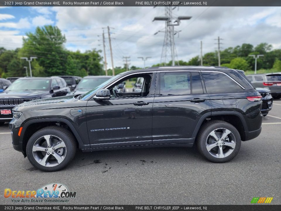 2023 Jeep Grand Cherokee 4XE Rocky Mountain Pearl / Global Black Photo #3