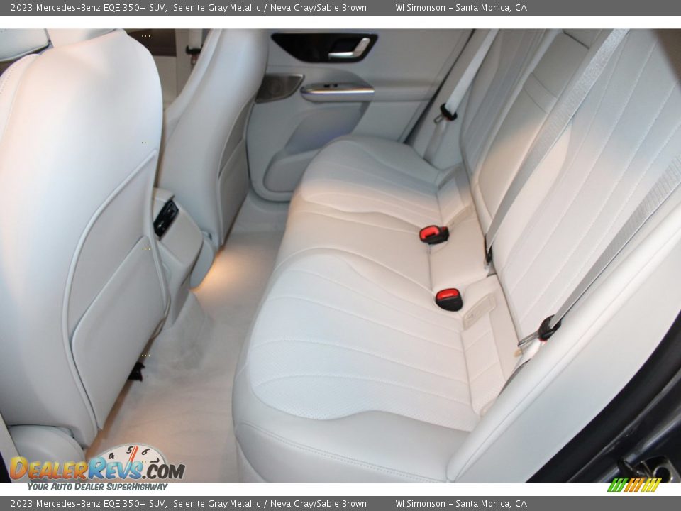 Rear Seat of 2023 Mercedes-Benz EQE 350+ SUV Photo #30