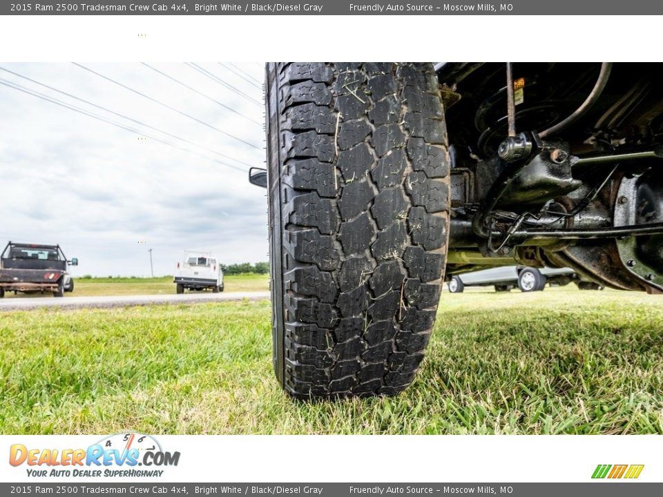 2015 Ram 2500 Tradesman Crew Cab 4x4 Bright White / Black/Diesel Gray Photo #14