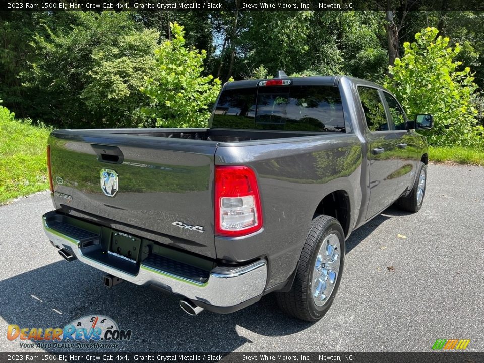 2023 Ram 1500 Big Horn Crew Cab 4x4 Granite Crystal Metallic / Black Photo #6