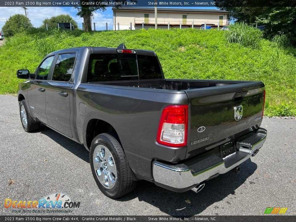 2023 Ram 1500 Big Horn Crew Cab 4x4 Granite Crystal Metallic / Black Photo #9