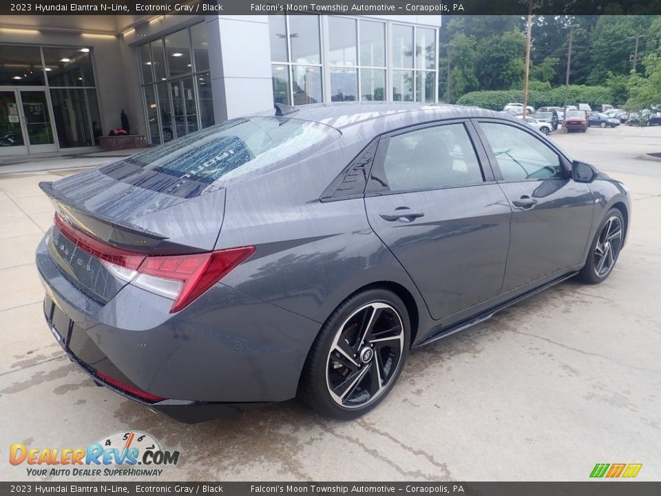 2023 Hyundai Elantra N-Line Ecotronic Gray / Black Photo #2