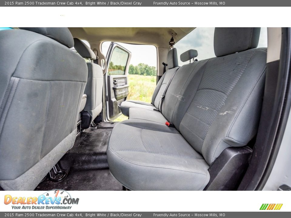 2015 Ram 2500 Tradesman Crew Cab 4x4 Bright White / Black/Diesel Gray Photo #20