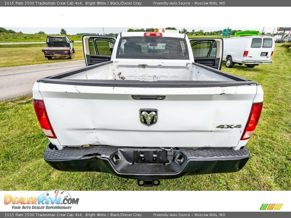 2015 Ram 2500 Tradesman Crew Cab 4x4 Bright White / Black/Diesel Gray Photo #21