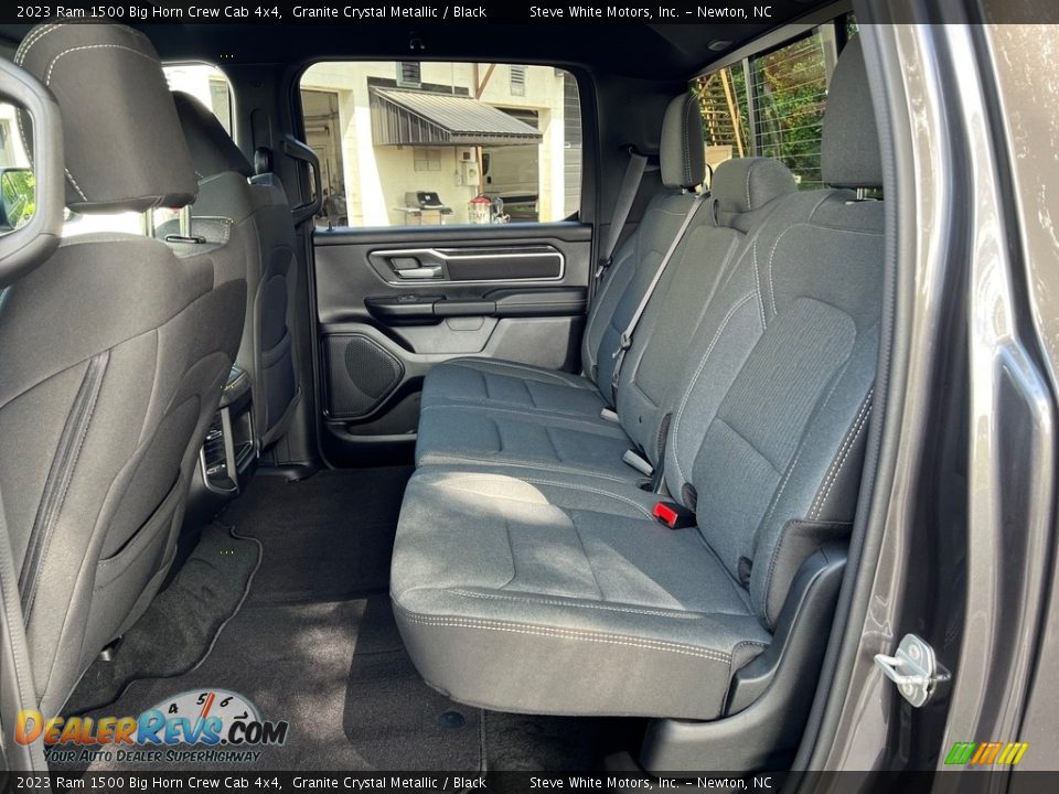 Rear Seat of 2023 Ram 1500 Big Horn Crew Cab 4x4 Photo #14