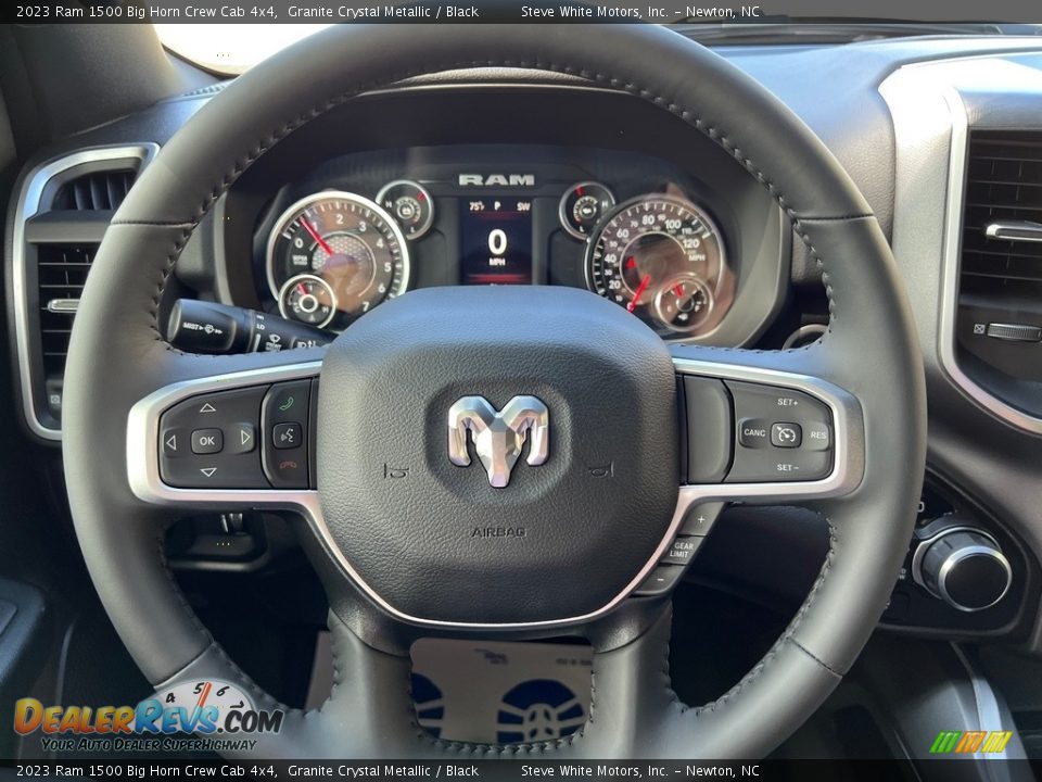 2023 Ram 1500 Big Horn Crew Cab 4x4 Steering Wheel Photo #19