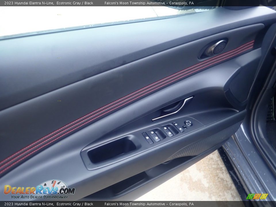 2023 Hyundai Elantra N-Line Ecotronic Gray / Black Photo #13