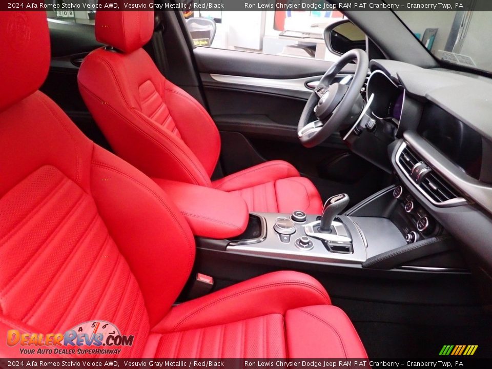 Front Seat of 2024 Alfa Romeo Stelvio Veloce AWD Photo #10