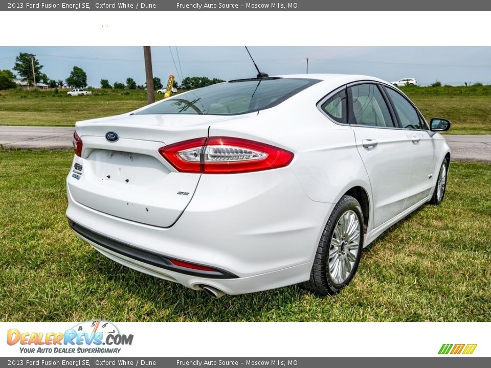 2013 Ford Fusion Energi SE Oxford White / Dune Photo #4