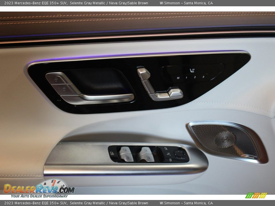 2023 Mercedes-Benz EQE 350+ SUV Selenite Gray Metallic / Neva Gray/Sable Brown Photo #12