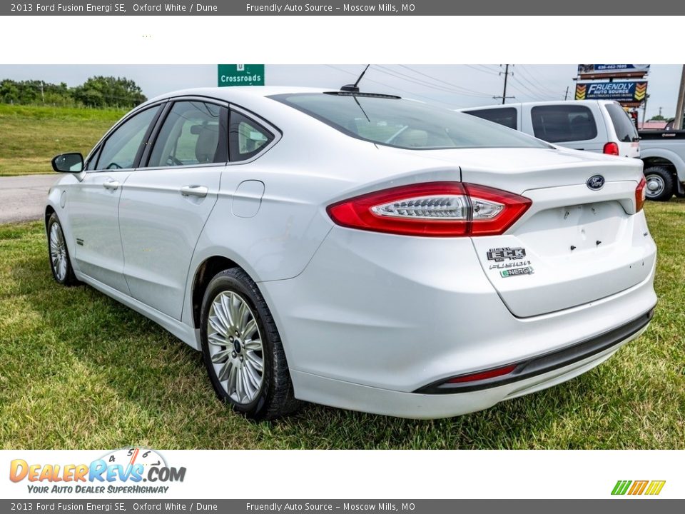 2013 Ford Fusion Energi SE Oxford White / Dune Photo #6