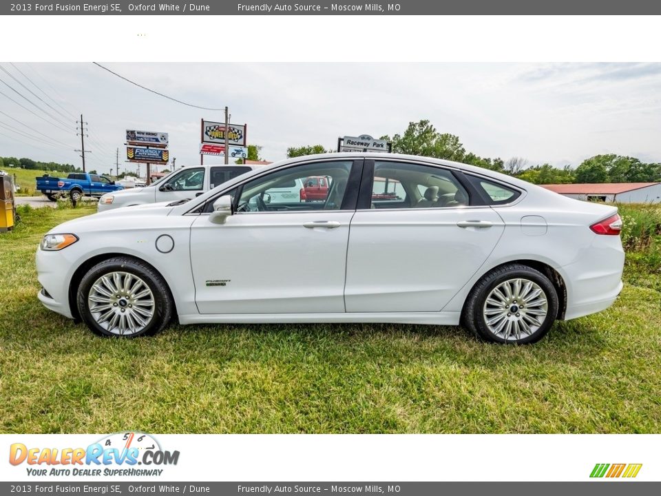 Oxford White 2013 Ford Fusion Energi SE Photo #7