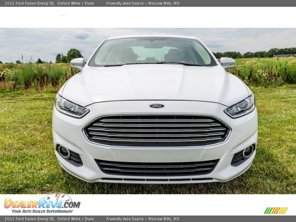 2013 Ford Fusion Energi SE Oxford White / Dune Photo #9