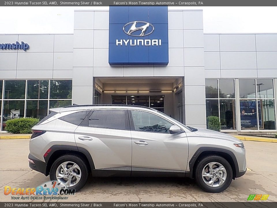 Shimmering Silver 2023 Hyundai Tucson SEL AWD Photo #1