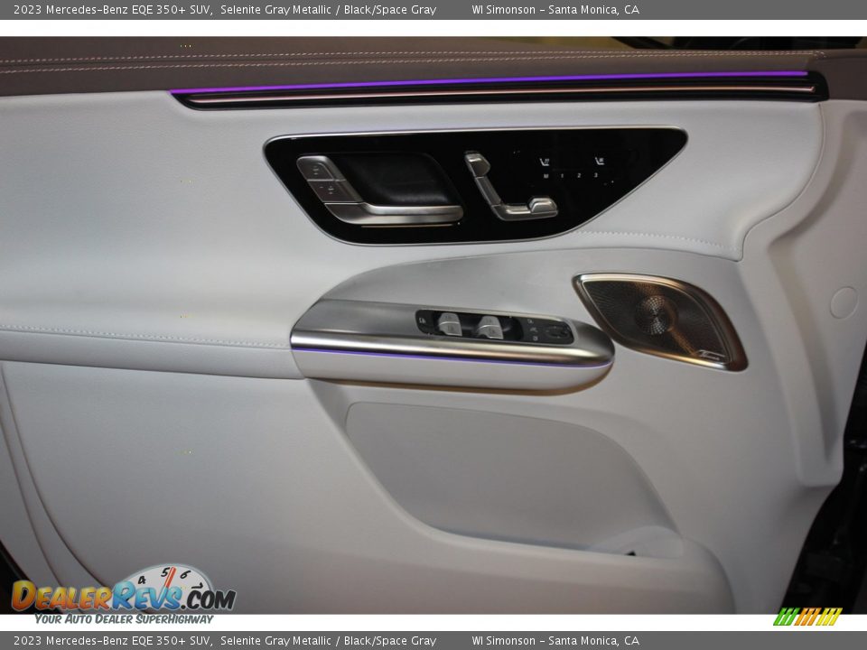 2023 Mercedes-Benz EQE 350+ SUV Selenite Gray Metallic / Black/Space Gray Photo #11