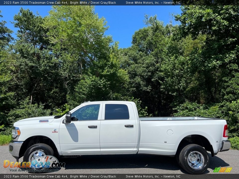 Bright White 2023 Ram 3500 Tradesman Crew Cab 4x4 Photo #1