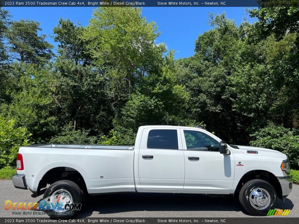 Bright White 2023 Ram 3500 Tradesman Crew Cab 4x4 Photo #5