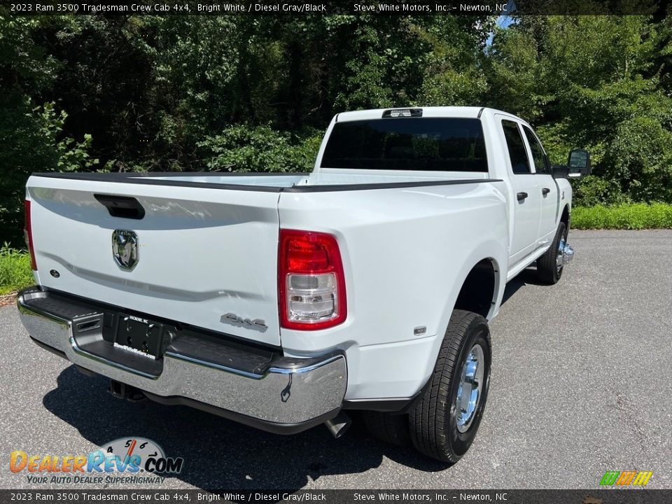 2023 Ram 3500 Tradesman Crew Cab 4x4 Bright White / Diesel Gray/Black Photo #6