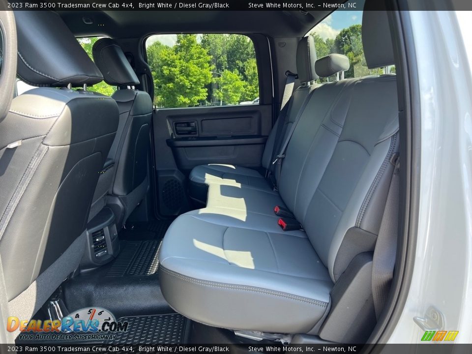 Rear Seat of 2023 Ram 3500 Tradesman Crew Cab 4x4 Photo #13