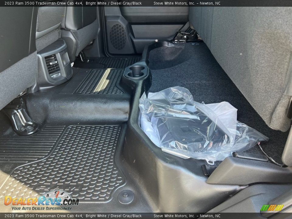 Rear Seat of 2023 Ram 3500 Tradesman Crew Cab 4x4 Photo #14