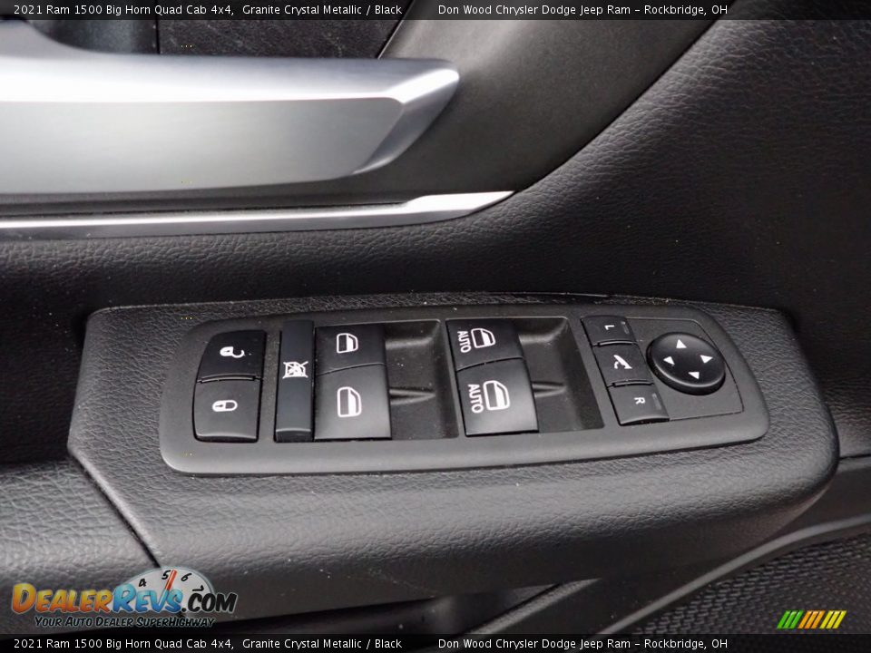 2021 Ram 1500 Big Horn Quad Cab 4x4 Granite Crystal Metallic / Black Photo #11