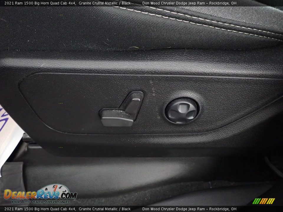 2021 Ram 1500 Big Horn Quad Cab 4x4 Granite Crystal Metallic / Black Photo #12