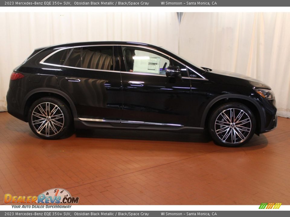 2023 Mercedes-Benz EQE 350+ SUV Obsidian Black Metallic / Black/Space Gray Photo #2