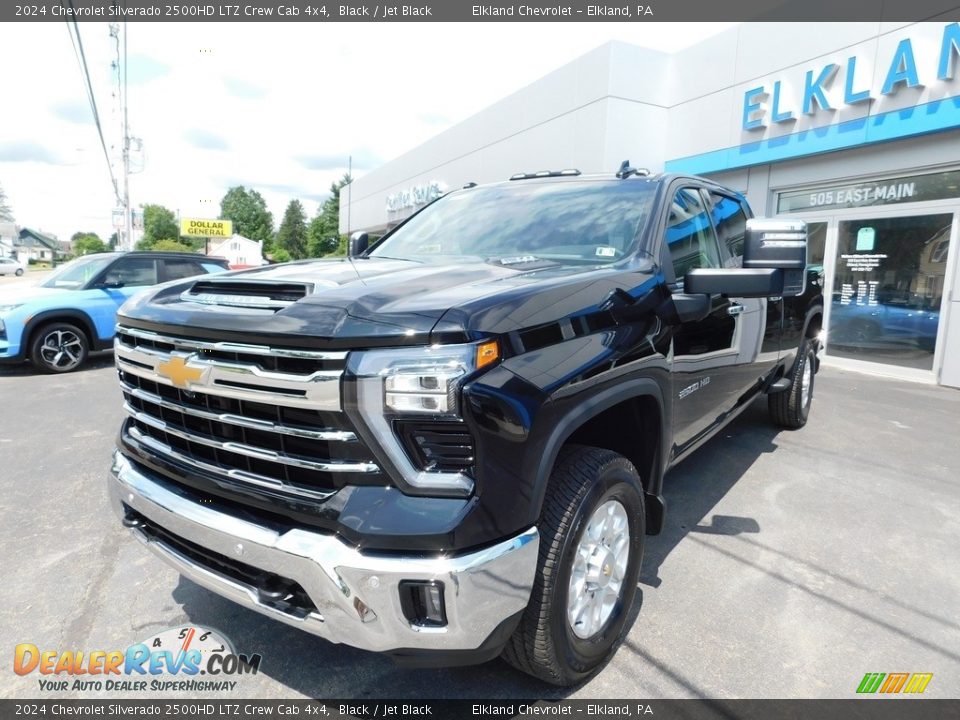 2024 Chevrolet Silverado 2500HD LTZ Crew Cab 4x4 Black / Jet Black Photo #2