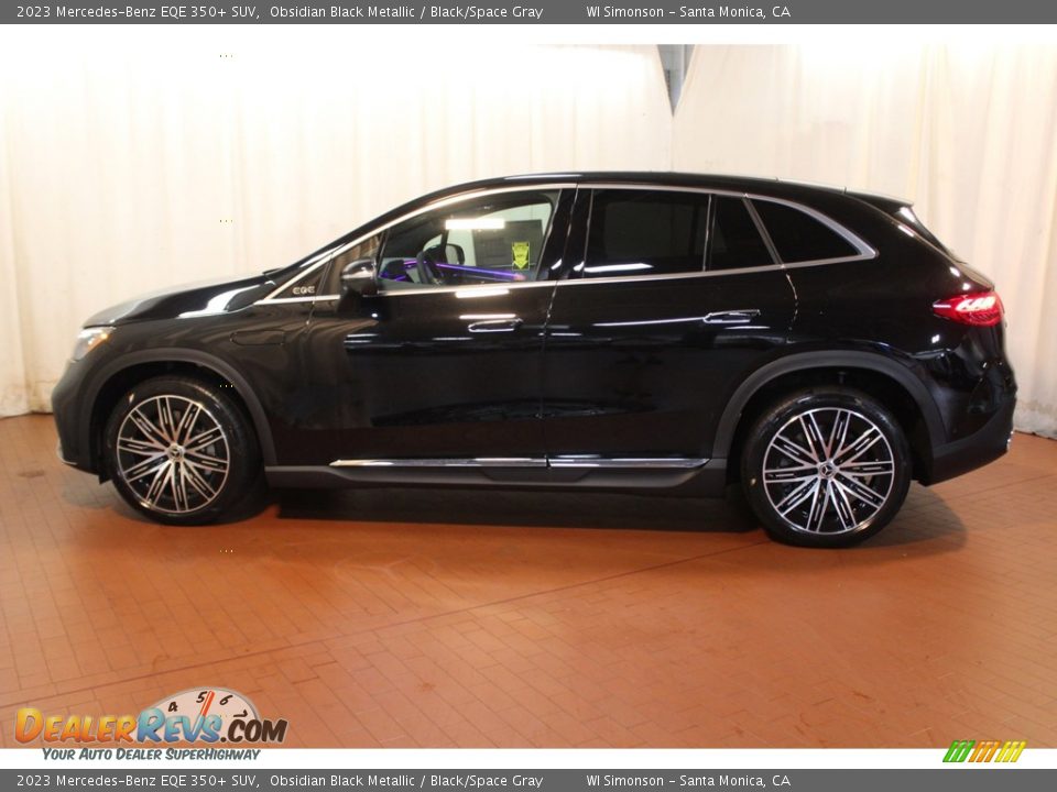 2023 Mercedes-Benz EQE 350+ SUV Obsidian Black Metallic / Black/Space Gray Photo #4