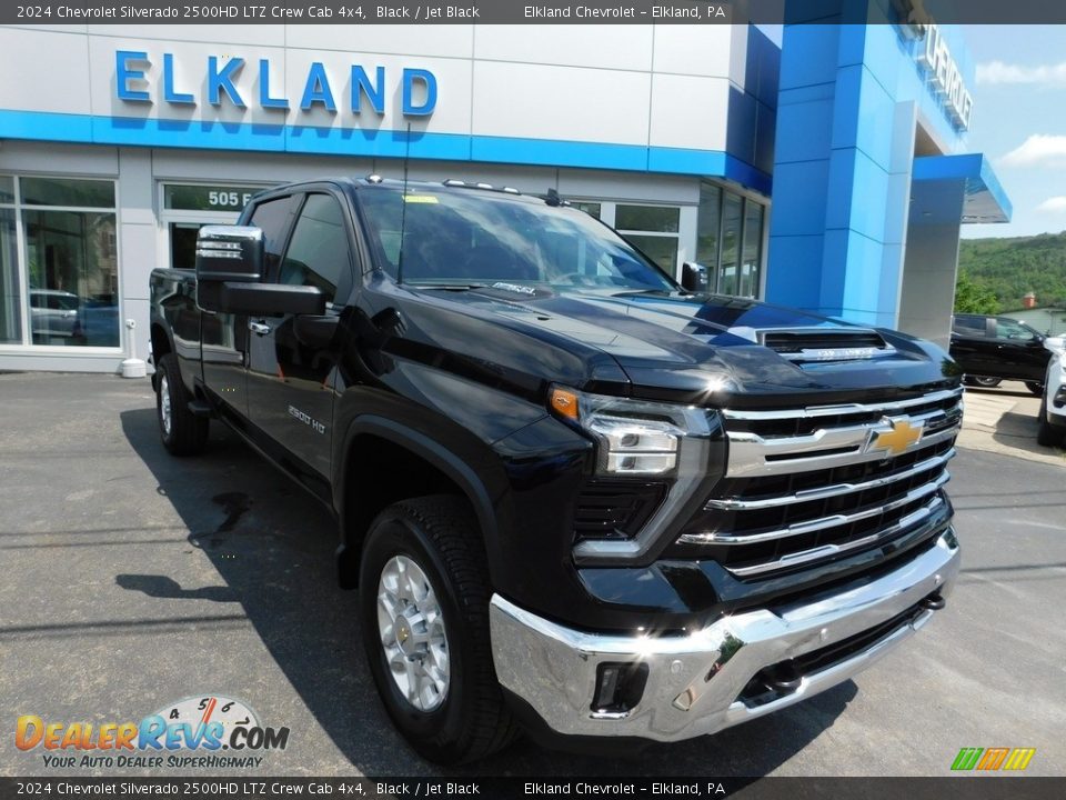 2024 Chevrolet Silverado 2500HD LTZ Crew Cab 4x4 Black / Jet Black Photo #4