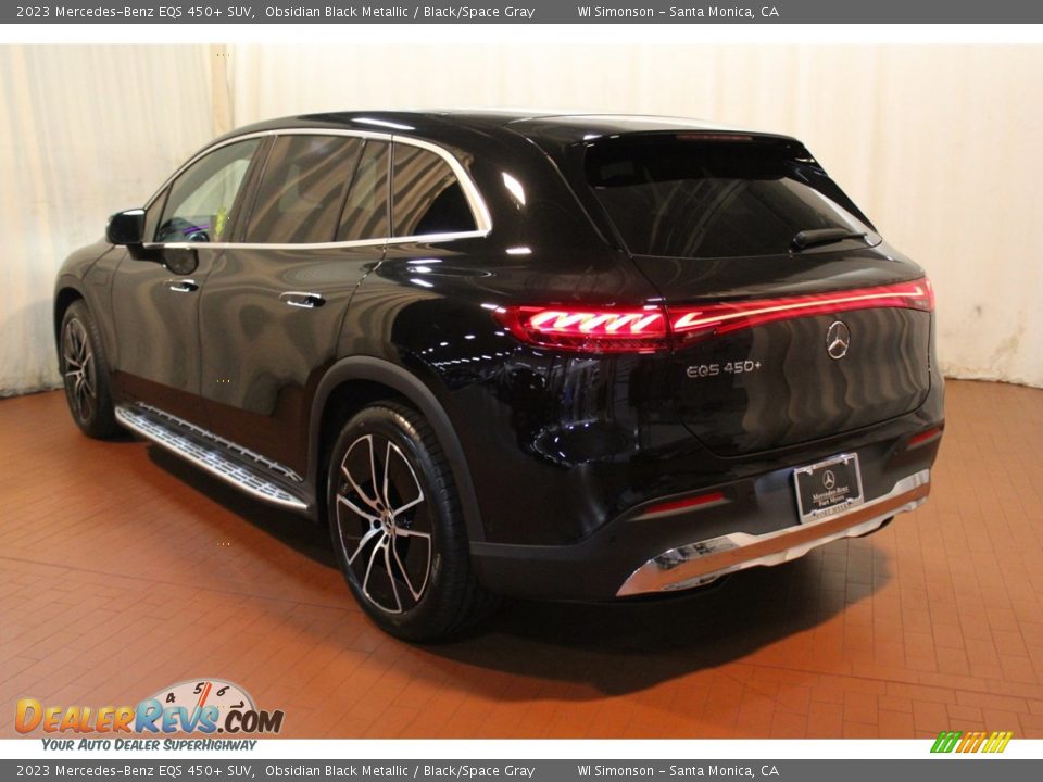 2023 Mercedes-Benz EQS 450+ SUV Obsidian Black Metallic / Black/Space Gray Photo #5