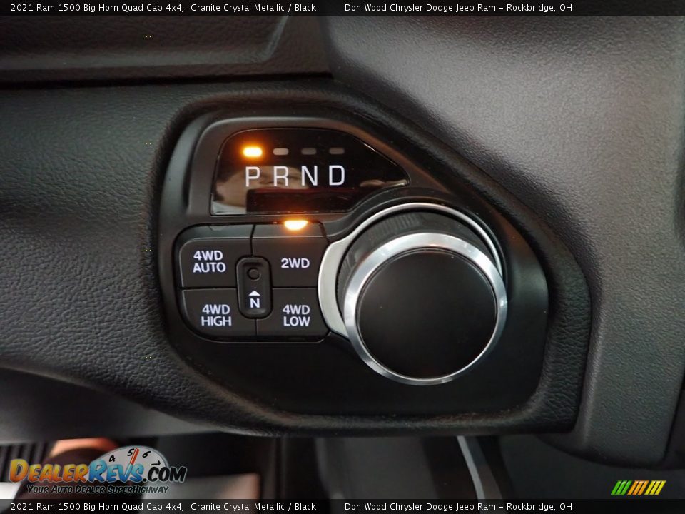 2021 Ram 1500 Big Horn Quad Cab 4x4 Granite Crystal Metallic / Black Photo #19