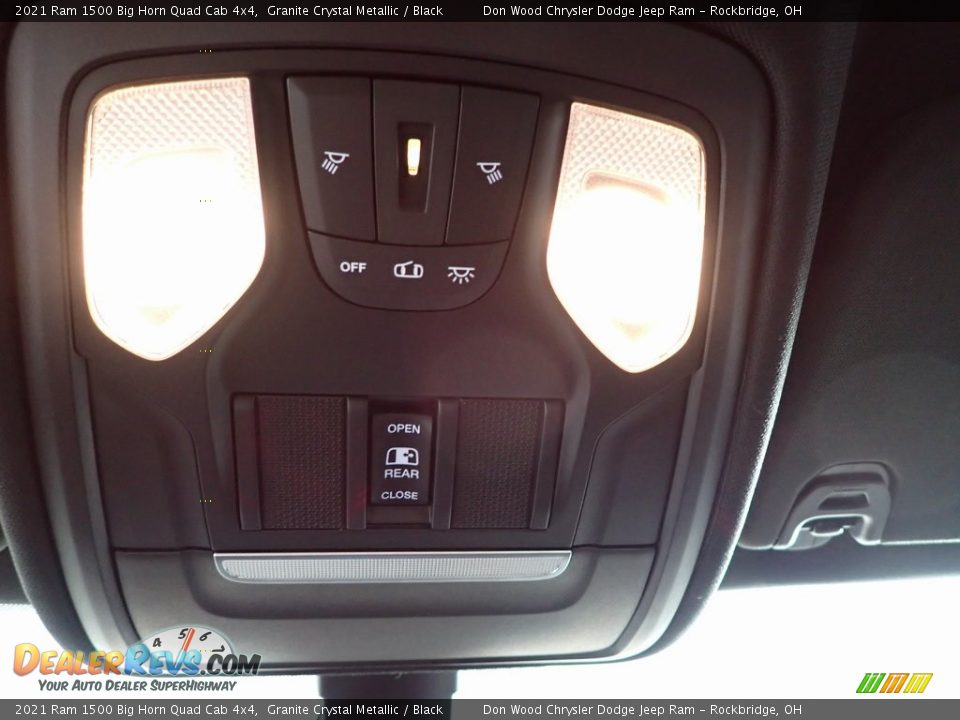 2021 Ram 1500 Big Horn Quad Cab 4x4 Granite Crystal Metallic / Black Photo #20