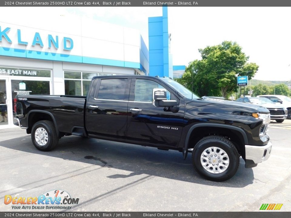 2024 Chevrolet Silverado 2500HD LTZ Crew Cab 4x4 Black / Jet Black Photo #6