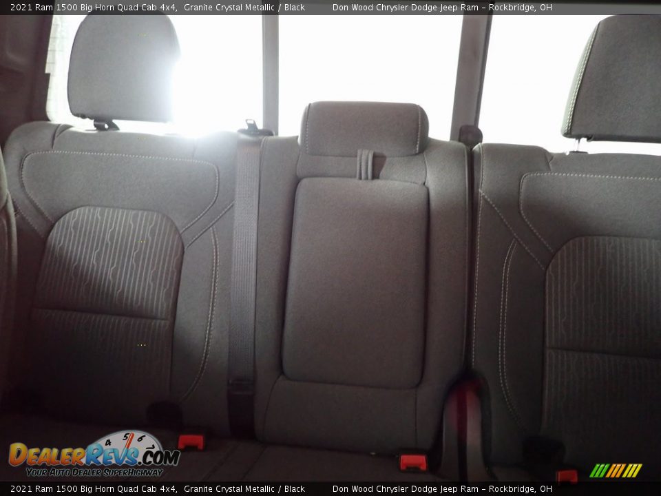 2021 Ram 1500 Big Horn Quad Cab 4x4 Granite Crystal Metallic / Black Photo #22