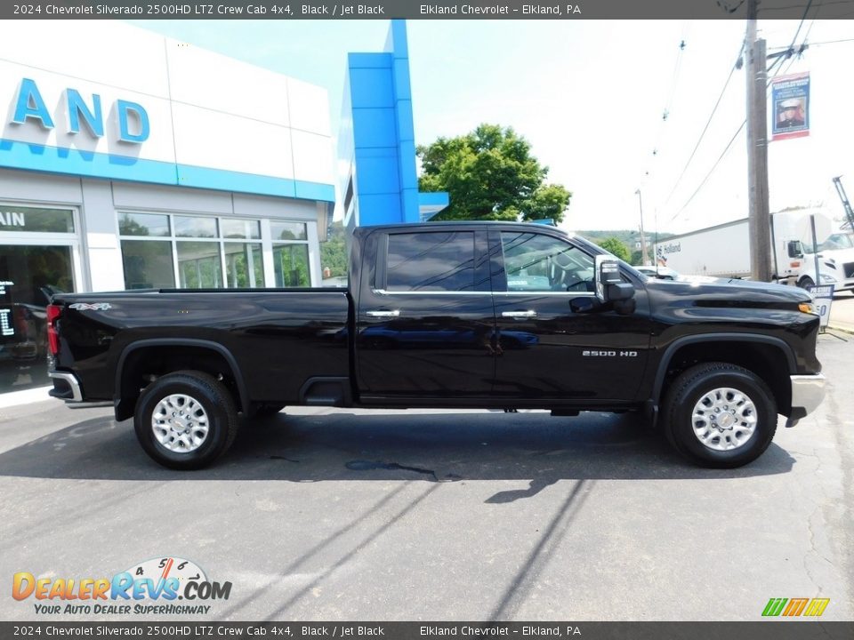 2024 Chevrolet Silverado 2500HD LTZ Crew Cab 4x4 Black / Jet Black Photo #7