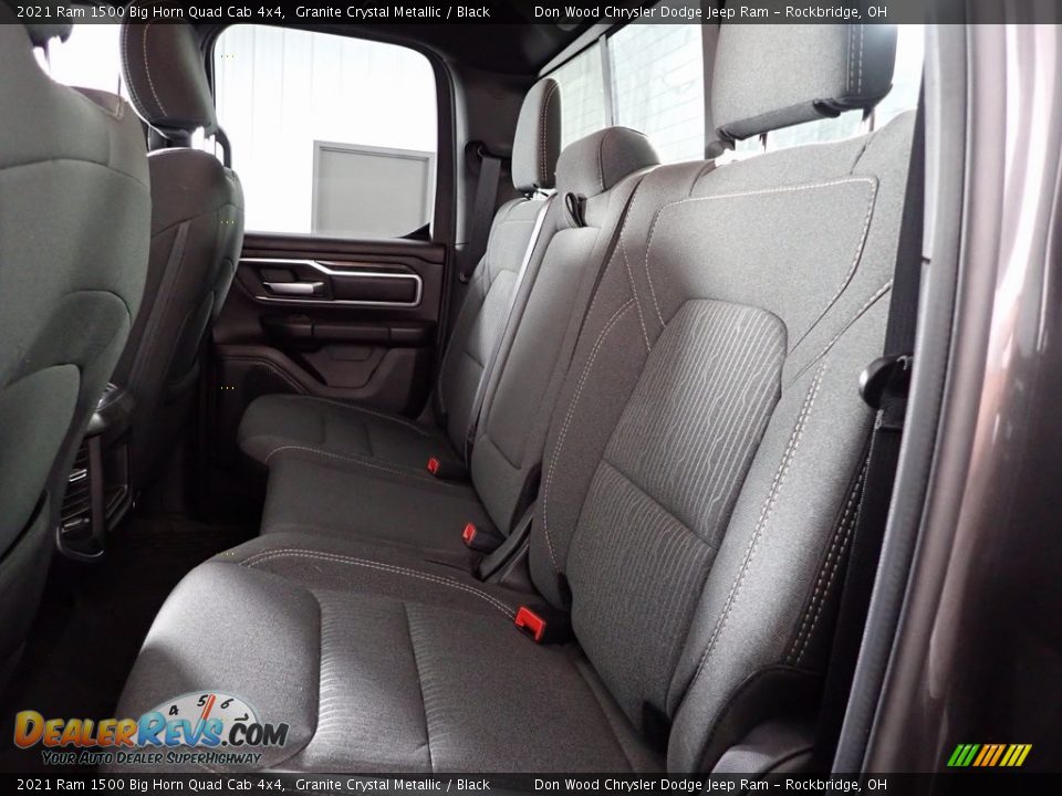 2021 Ram 1500 Big Horn Quad Cab 4x4 Granite Crystal Metallic / Black Photo #24