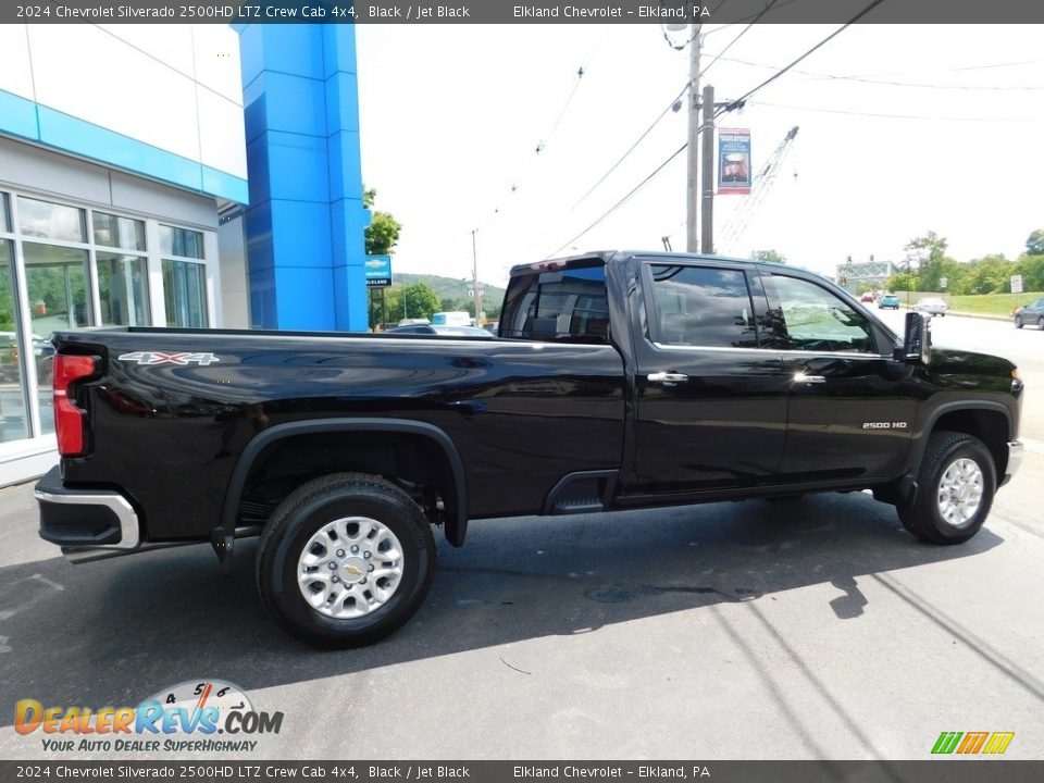 2024 Chevrolet Silverado 2500HD LTZ Crew Cab 4x4 Black / Jet Black Photo #8