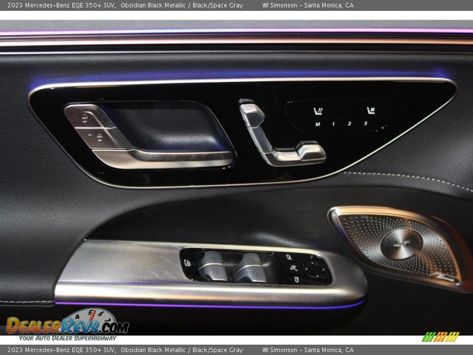 2023 Mercedes-Benz EQE 350+ SUV Obsidian Black Metallic / Black/Space Gray Photo #12