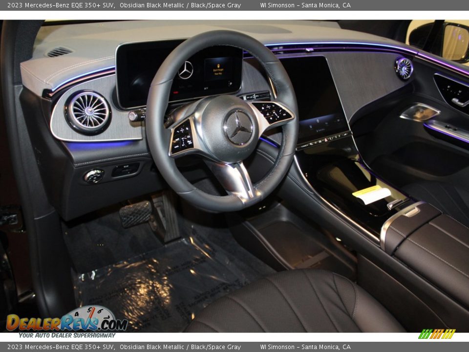 2023 Mercedes-Benz EQE 350+ SUV Obsidian Black Metallic / Black/Space Gray Photo #14